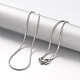 304 Stainless Steel Snake Chain Necklaces NJEW-F195-04B-P-2