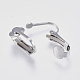 Accessoires de boucles d'oreilles clips à vis en 304 acier inoxydable STAS-I097-025P-3