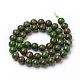 Verde naturale perle di giada fili X-G-S272-03-8mm-2