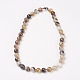 Natural Dyed Agate Beads Necklaces NJEW-F139-8mm-15-1