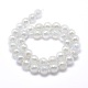 Chapelets de perles en agate naturelle électrolytique G-O164-01B-8mm-2
