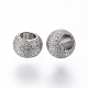 304 Stainless Steel Textured Spacer Beads X-STAS-P108-04P-2