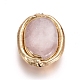 Perlas naturales de cuarzo rosa X-G-S260-11-1