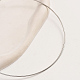 ステンレス製のシンプルな細いカラーのネックレス  リジッドチョーカーネックレス  ステンレス鋼色  15.75インチ（40cm） QV1917-2-2