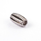Baril alliage de style tibétain perles ondulées PALLOY-ZN108-AS-RS-2