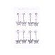 304 Stainless Steel Stud Earrings EJEW-P159-06P-2