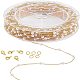 CHGCRAFT 39.4 Feet Imitation Pearl Beading Chain Roll Copper Necklace Chain Bulk with Spool for Craft DIY Bracelet Necklace Jewelry Making DIY-CA0002-93-1