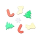 Рождественская тема пластиковые бусины с пайетками KY-C014-04-4
