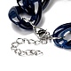 Gros bracelet chaîne gourmette acrylique pour fille femmes BJEW-JB06876-7