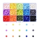15 Colors Eco-Friendly Handmade Polymer Clay Beads CLAY-X0011-02B-1