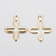 201 Stainless Steel Tiny Cross Charms STAS-H436-42-2