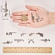 Fabrication de boucles d'oreilles pendantes en forme de pistolet sunnyclue DIY-SC0009-60-2