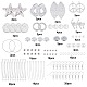 Kit de fabrication de boucles d'oreilles bricolage sunnyclue DIY-SC0017-23-2