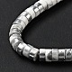 Electroplated Natural Howlite Bead Strands G-D470-01A-4