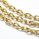 Eco-Friendly Brass Cable Chains KK-P155-53G-NR-2
