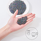 Ornaland 8/0 perles de rocaille rondes en verre SEED-OL0002-02-3mm-17-4