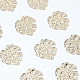 Benecreat 10 Stück echte 18 Karat vergoldete Charm-Anhänger aus Messing mit Monstera-Blatt KK-BC0009-07-4