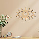 Laser Cut Unfinished Basswood Wall Decoration WOOD-WH0113-104-7