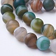 Natural Grade A Striped Agate/Banded Agate Beads Strands G-E478-07-6mm-3