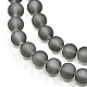 Chapelets de perles en verre transparent GLAA-S031-10mm-12-3