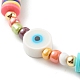 Polymer Clay Beaded Mobile Strap HJEW-JM00499-3
