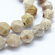 Fossiles naturelle perles de corail brins G-F523-23-8mm-3