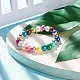 Bracelets pour enfants extensibles en perles acryliques BJEW-JB07771-2