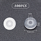Sunnyclue 100 pz pastiglie in plastica tpe comfort per orecchini a clip FIND-SC0003-17-2