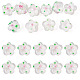 Perle di lampwork fatte a mano da 10 pz&nbsp;LAMP-TADJ0001-01B-1