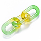 Two Tone Transparent Acrylic Linking Rings OACR-S036-006B-N04-2