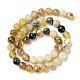 Chapelets de perles en opale jaune naturelle G-Q1001-A02-02-2