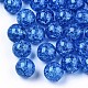 Transparent Crackle Acrylic Round Beads Strands X-CCG-R002-12mm-03-3