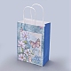 Sacchetti regalo in carta fantasia farfalla con manici DIY-I030-03A-04-4