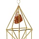 Carillon di vento in ferro dorato HJEW-K045-01G-03-2
