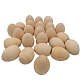 Decoraciones de exhibición de huevos simulados de madera sin terminar EAER-PW0001-114-2