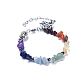 Natural & Synthetic Mixed Stone Charm Bracelets BJEW-JB04267-5