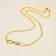 Perfect Valentines Gift Tibetan Style Infinity Pendant Necklaces NJEW-JN00417-02-2