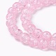 Crackle Glass Beads Strands GLAA-F098-02C-18-3