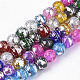 Chapelets de perles en verre transparent drawbench X-GLAD-S090-6mm-11-1