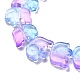 Chapelets de perles en verre transparente   GLAA-F114-03H-3