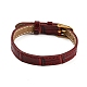 Bracelets de montre texturés en cuir AJEW-K232-01G-3