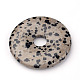 Donut/Pi Disc Natural Gemstone Big Pendants G-L413-02-2