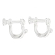 Resin Clip-on Earring Findings FIND-H046-04-1