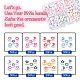 400Pcs 8 Colors White Opaque Acrylic Beads MACR-YW0001-87-2