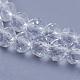 Imitation cristal perles de verre GLAA-D030-1-3