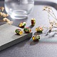 Perlas de esmalte de aleación de estilo chino X-ENAM-L015-07A-G-8