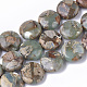 Chapelets de perles en jaspe aqua terra naturel G-S366-014-1