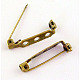 Nickel free spalle antichi pin ferro bronzo spilla risultati perno di sicurezza X-E023Y-NFAB-1
