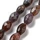 Chapelets de perles en agate indienne naturelle G-P520-C10-01-1