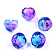 Perles de verre peintes par pulvérisation transparent GLAA-N035-032-G01-2